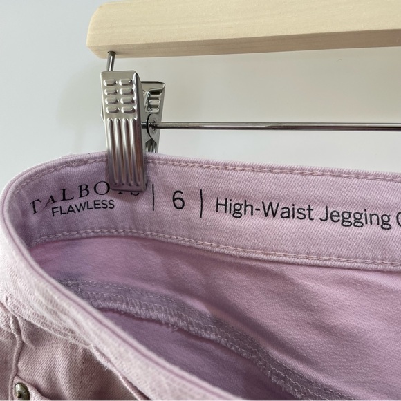[6] Talbots Flawless High-Rise Jegging in Baby Ballet Pink Soft Comfortable Jean - Picture 6 of 8